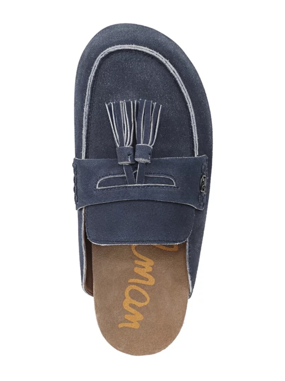 SAM EDELMAN ASTRID MULES IN ATLANTIC BLUE SUEDE 8.5 - Picture 3 of 11